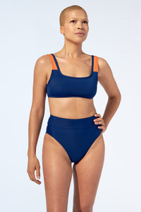 GABRIELLE - Bikini Top in Night blue - Selfish swimwear Top