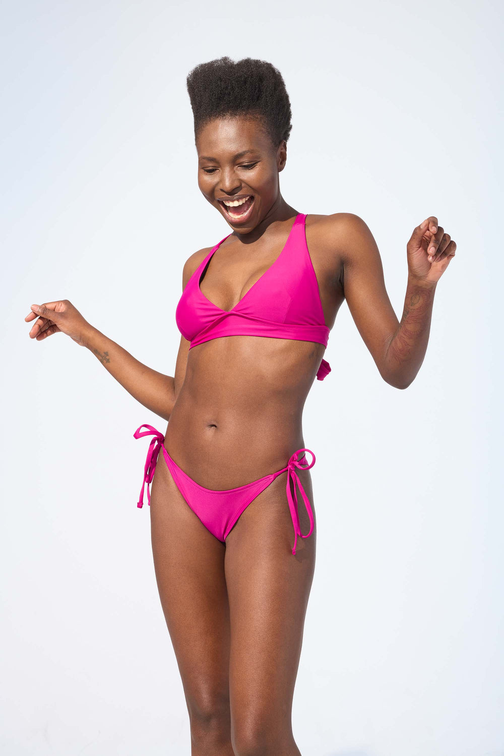 LEAH – Bikini bottom in Fuchsia pink