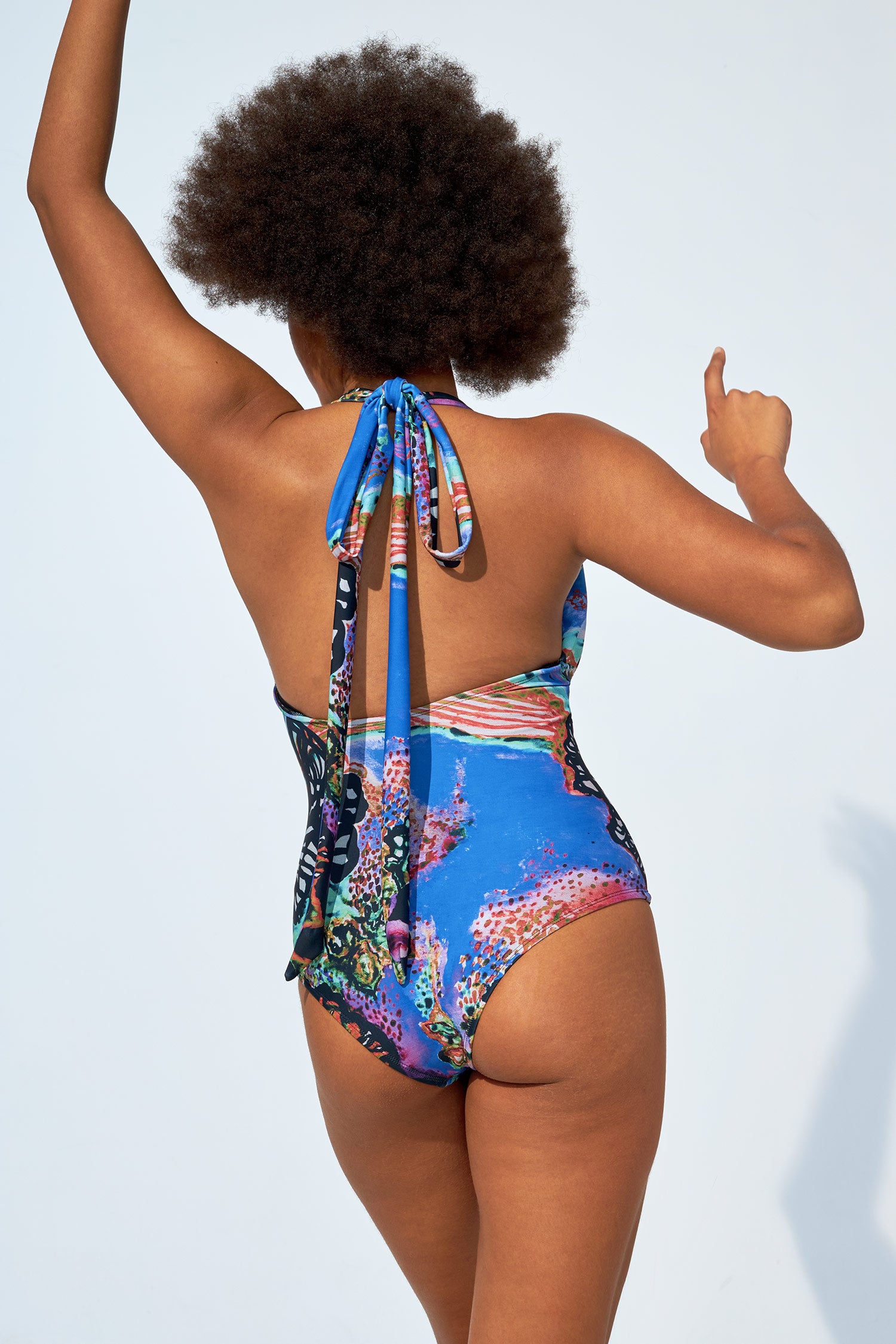 SAMANTHA - One piece in Oscar print