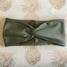 Twisted headband - Shiny Khaki - Selfish swimwear Headband