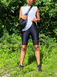 Biker short – Black - Selfish swimwear Bottom