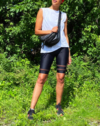 Biker short – Black - Selfish swimwear Bottom