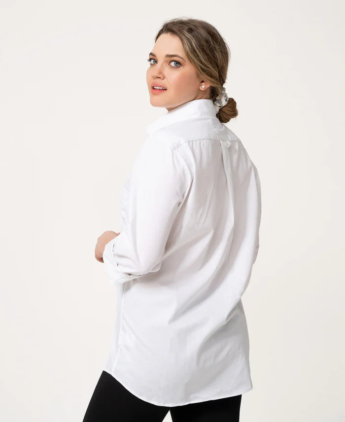 Gaia & Dubos - Organic cotton boyfriend button-down shirt