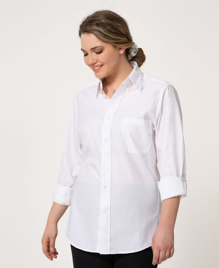 Gaia & Dubos - Organic cotton boyfriend button-down shirt