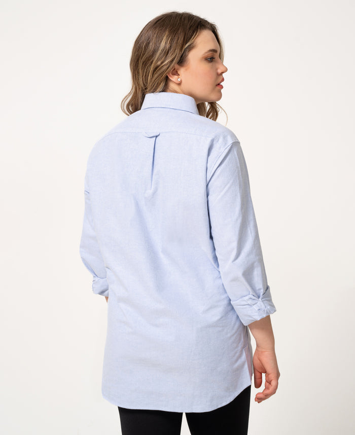 Gaia & Dubos - Organic cotton boyfriend button-down shirt