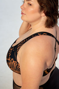 GABY - Bikini Top in Sandy breeze print - Selfish swimwear Top