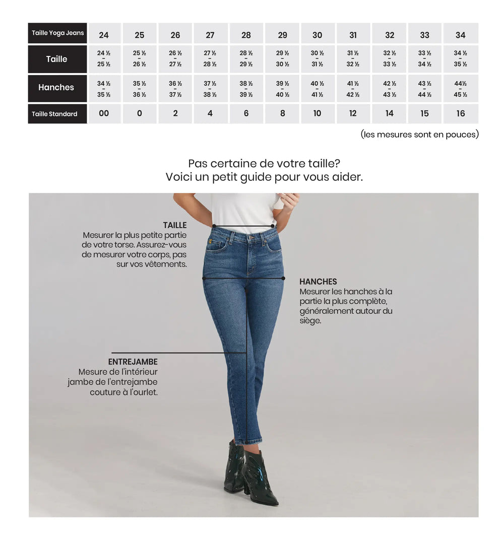 YOGA JEANS - Rachel Black 30''