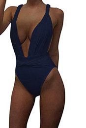 hot rope tie one piece swimsuit
