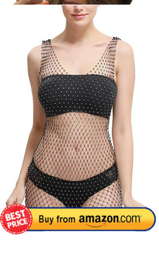 Fishnet Beach Mesh Dress Cover Up